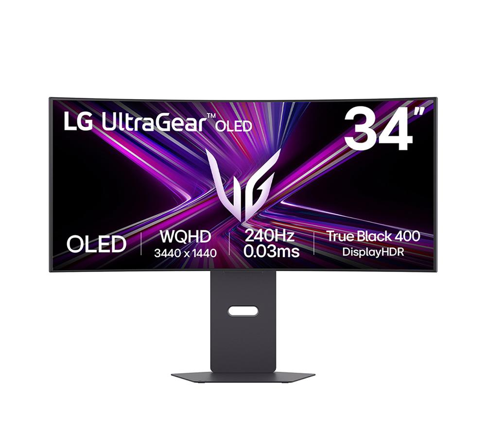 LG UltraGear GX9 34GX900A-B Quad HD 34" Curved WOLED Gaming Monitor - Black
