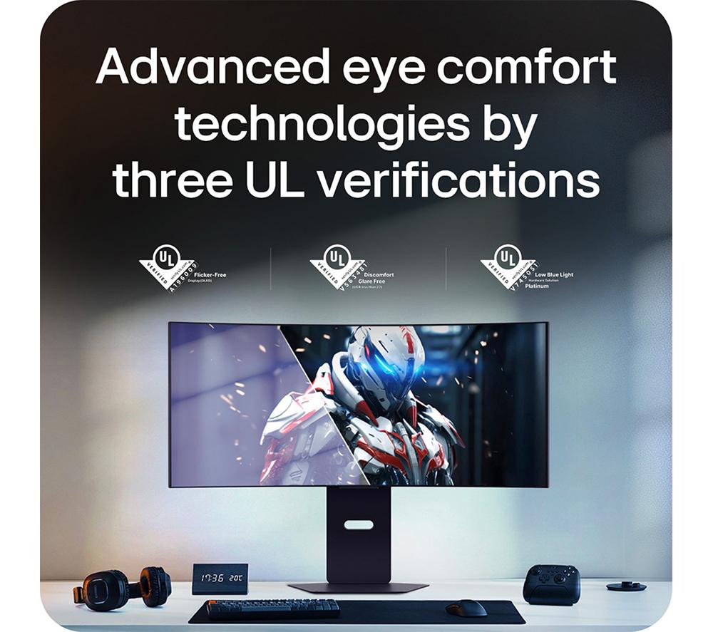 LG UltraGear GX9 34GX900A-B Quad HD 34" Curved WOLED Gaming Monitor - Schwarz