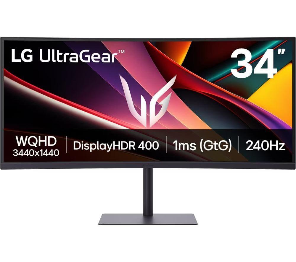 LG UltraGear 34G630A-B Wide Quad HD 34" Curved VA LED Gaming Monitor - Black