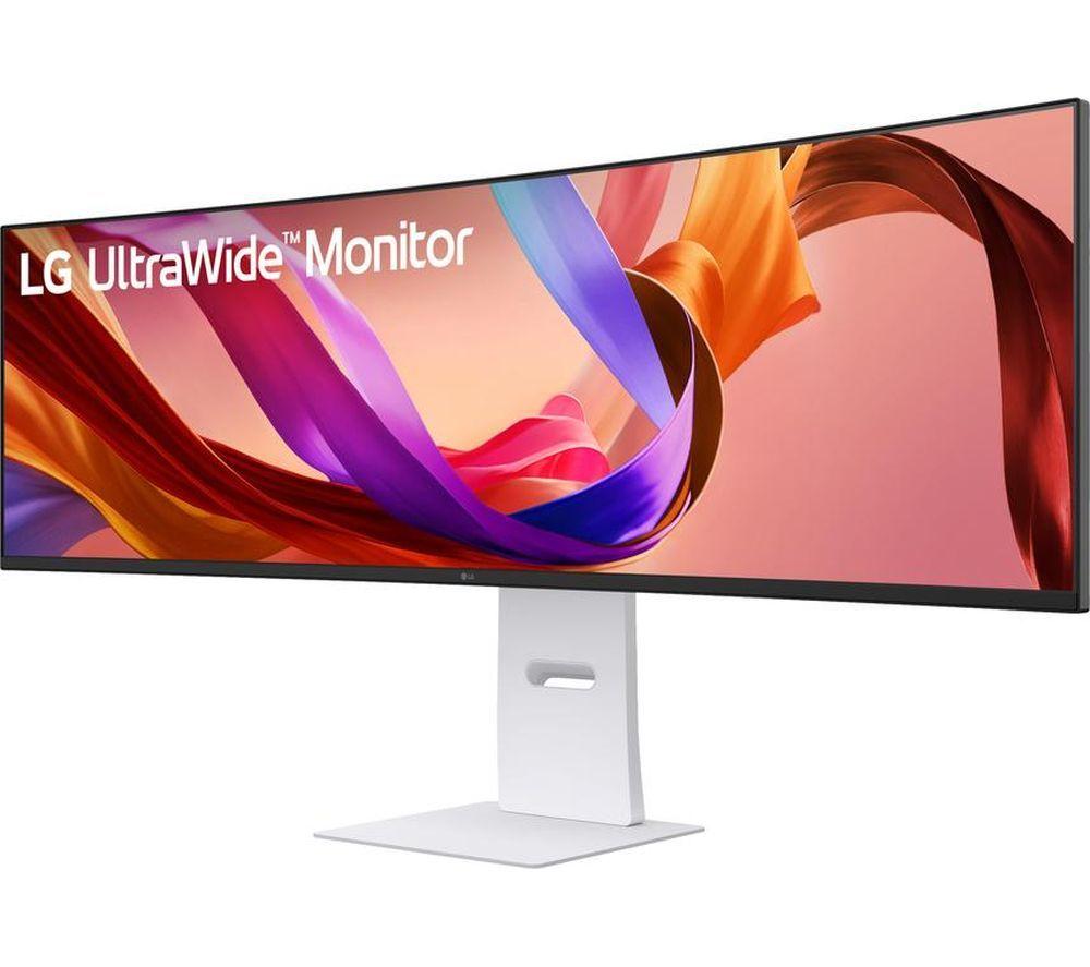 LG UltraWide 49U950A-W UltraWide Dual Quad HD 49” Curved Nano IPS LCD Monitor - White