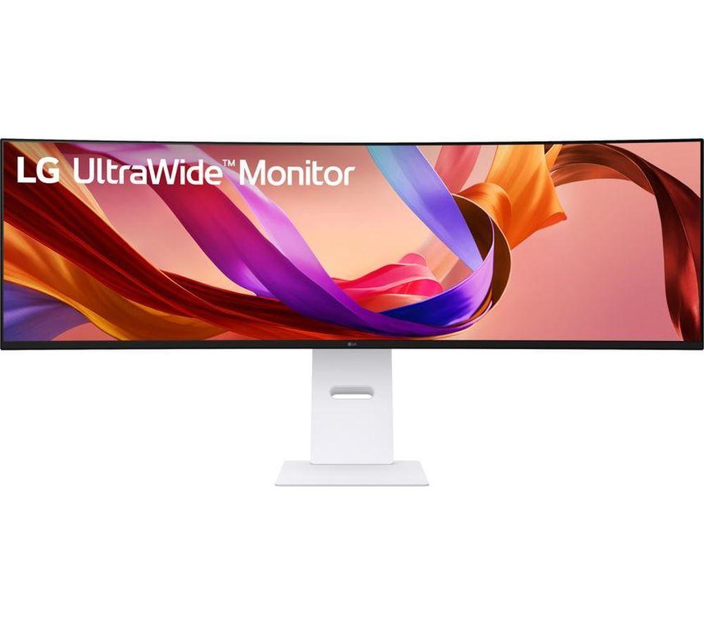LG UltraWide 49U950A-W UltraWide Dual Quad HD 49” Curved Nano IPS LCD Monitor - White