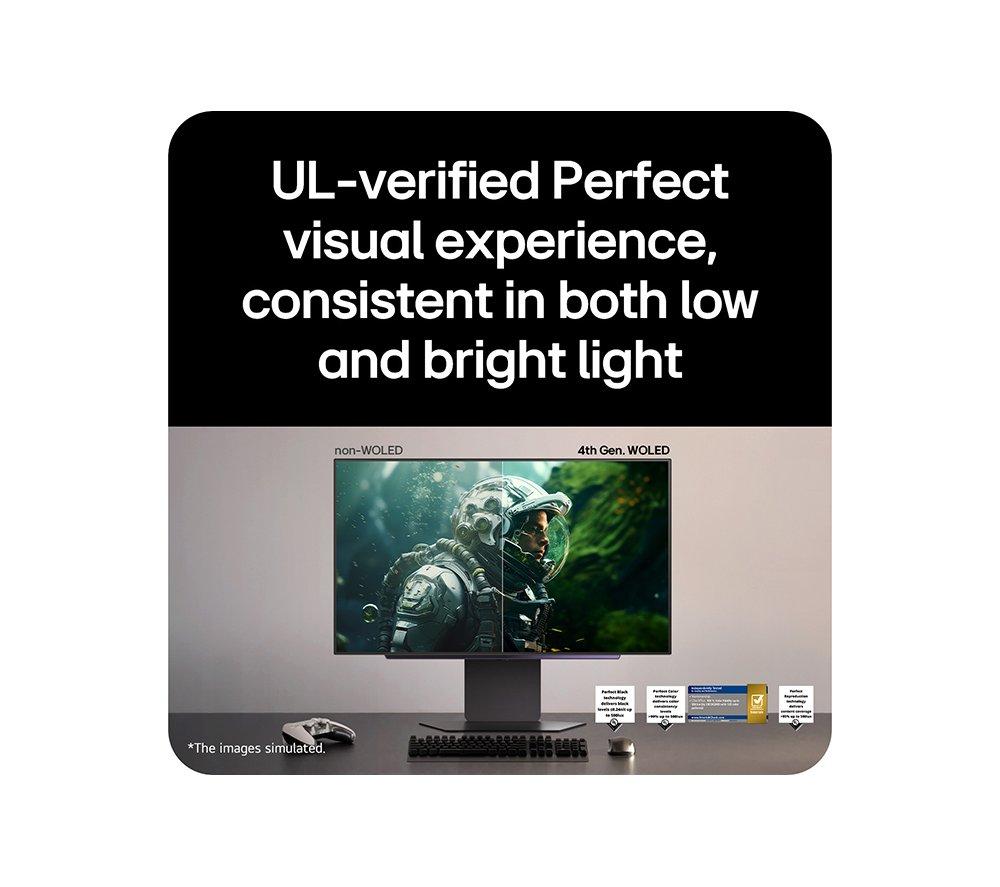 LG UltraGear GX7 27GX700A-B.AEK Quad HD 27 Zoll OLED Gaming Monitor – Schwarz