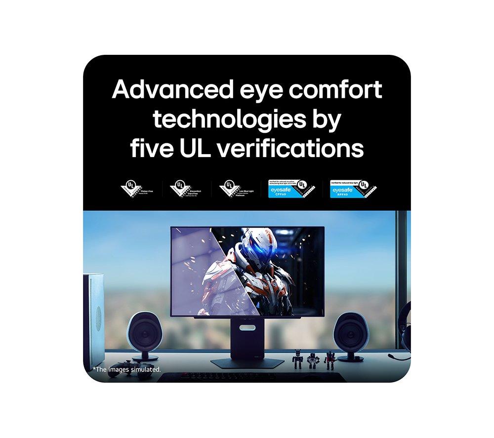 LG UltraGear GX7 27GX700A-B.AEK Quad HD 27 Zoll OLED Gaming Monitor – Schwarz