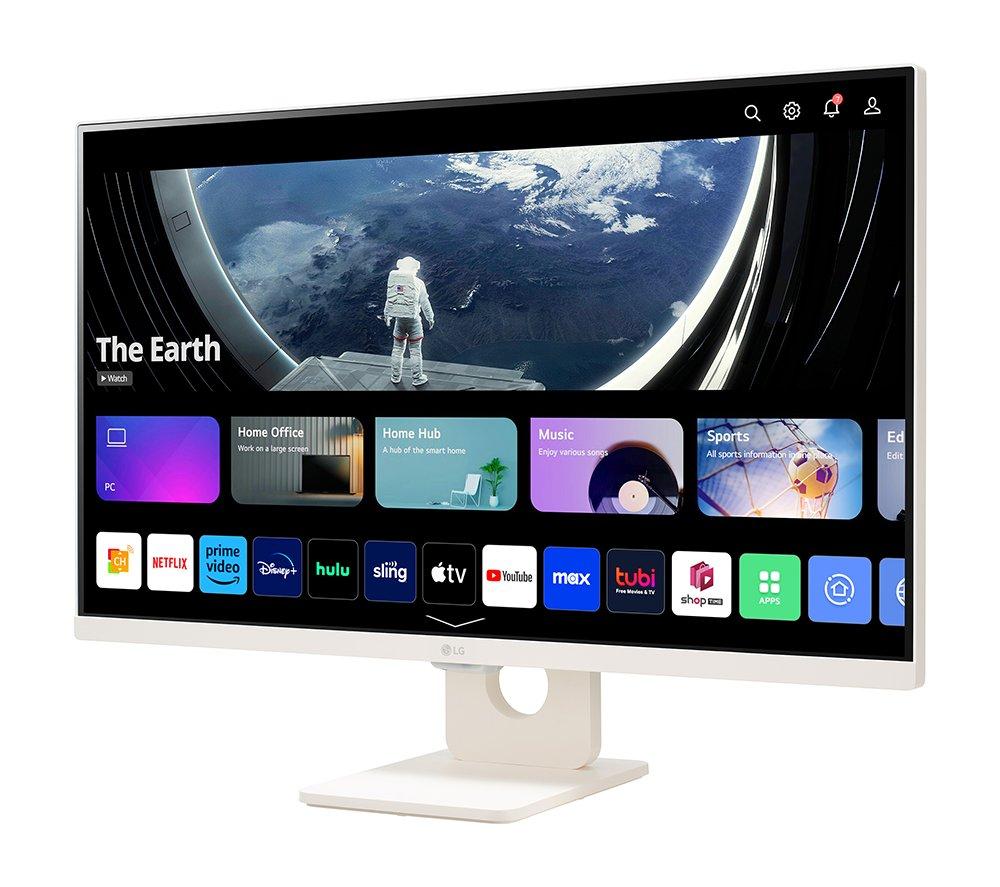 Monitor LCD IPS LG MyView Smart 27U511SA-W.AEK Full HD de 27" - Blanco