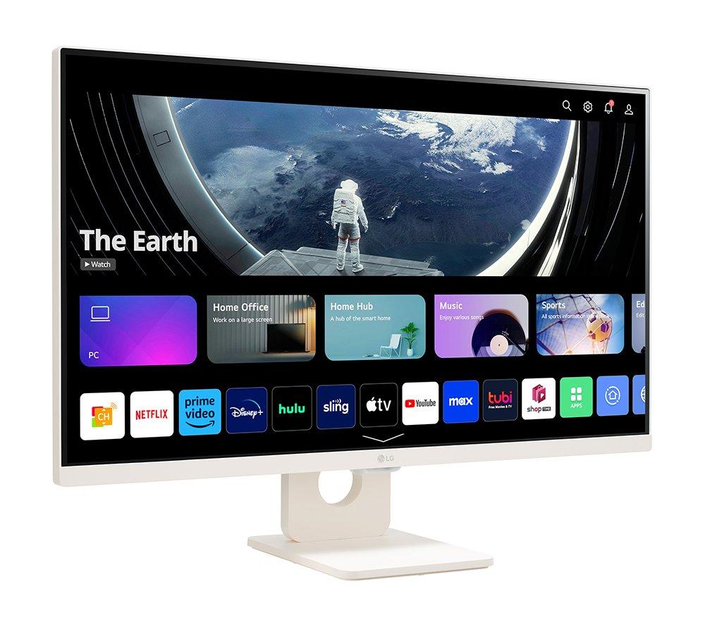 Monitor LCD IPS LG MyView Smart 27U511SA-W.AEK Full HD de 27" - Blanco