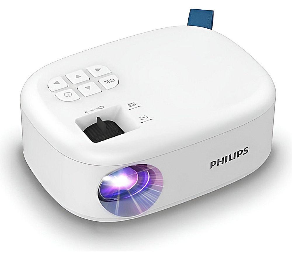 PHILIPS NeoPix 113 Smart HD Ready Home Cinema Projector - White