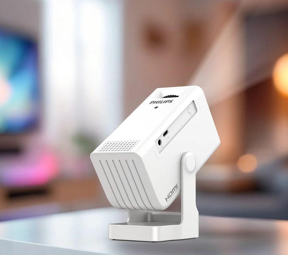 PHILIPS NeoPix 140 Smart HD Ready Home Cinema Projector - White