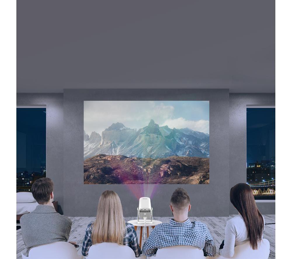 PHILIPS NeoPix NPX250 Smart Full HD Home Cinema Projector - White
