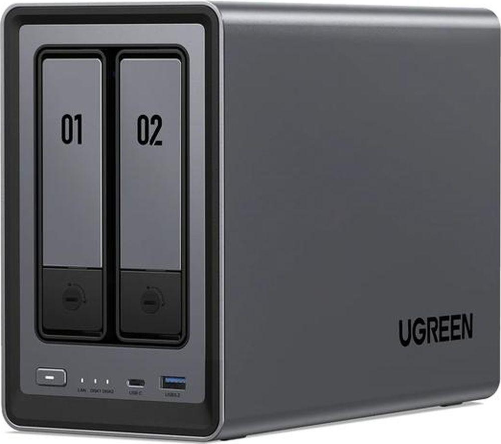 UGREEN NASync DXP2800 NAS Enclosure - 2 Bay, Black