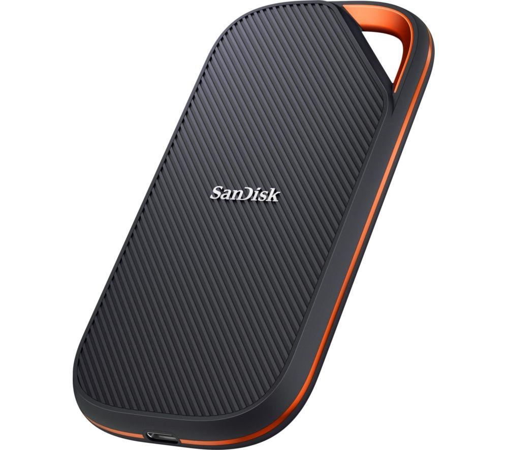 SANDISK Extreme PRO Portable External SSD with USB4 - 2 TB, Black
