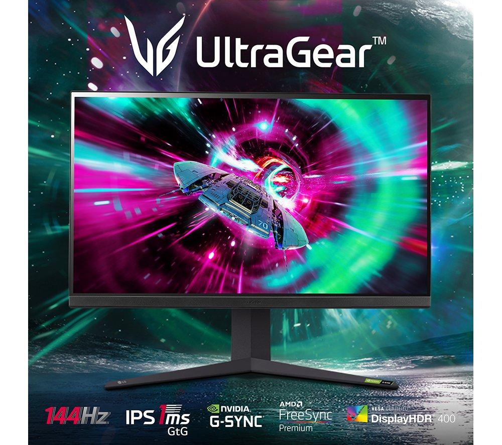 LG UltraGear 32GR93U-B 4K Ultra HD 32" LED Gaming Monitor - Purple Grey