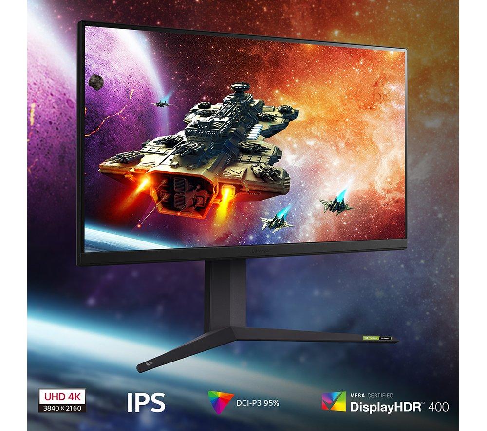 LG UltraGear 32GR93U-B 4K Ultra HD 32" LED Gaming Monitor - Purple Grey