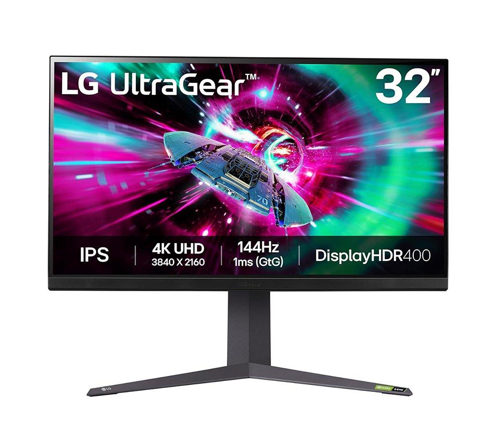LG UltraGear 32GR93U-B 4K Ultra HD 32" LED Gaming Monitor - Purple Grey