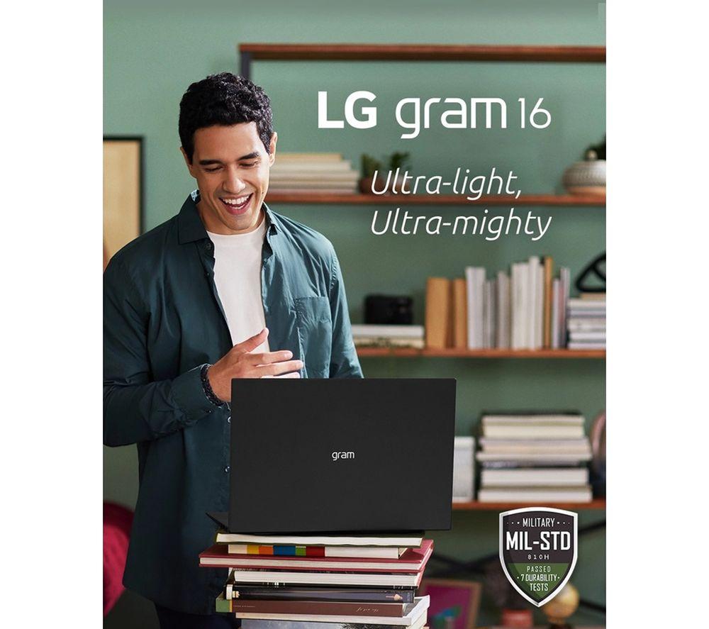 LG gram 16 16Z90RU-G.AA55A1 16" Laptop - Intel® Core™ i5, 512 GB SSD, Black