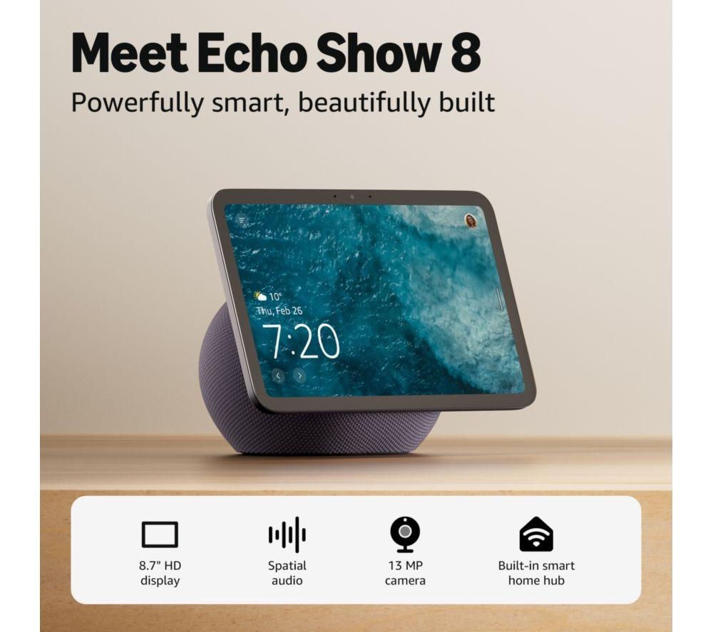 AMAZON Echo Show 8 (2025) Smart Display with Alexa - Graphite
