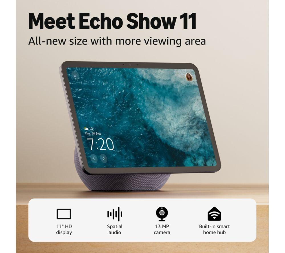 AMAZON Echo Show 11 (2025) Smart Display with Alexa - Graphite