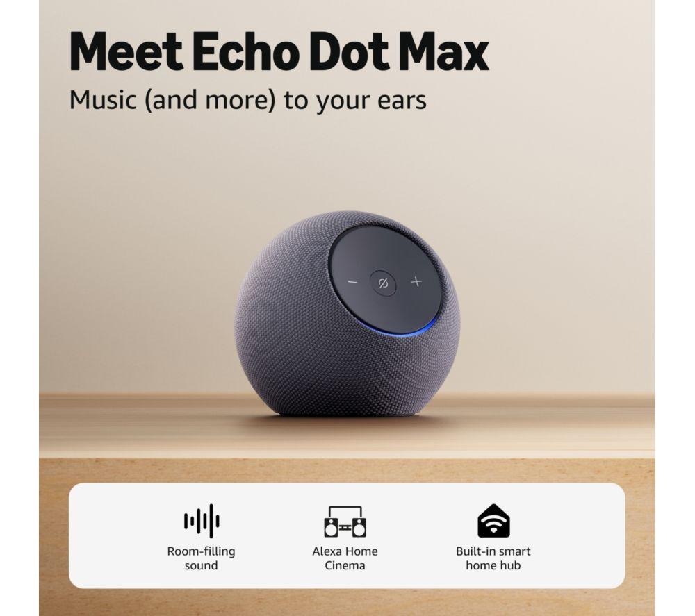 AMAZON Echo Dot Max (2025) Smart Speaker with Alexa - Graphite
