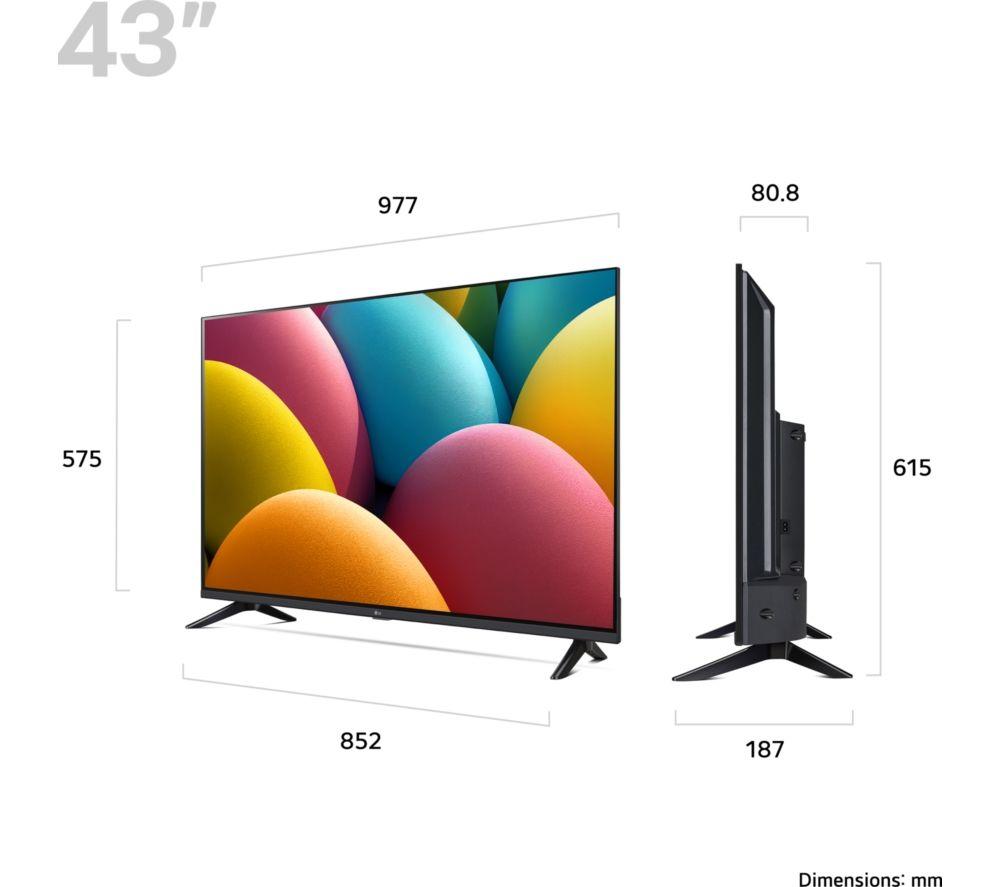 LG 43LR60006LA Televisor LED Full HD HDR Smart de 43"