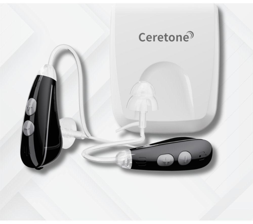 CERETONE CE-D36AT Nexus Behind Ear Hearing Aids - Black