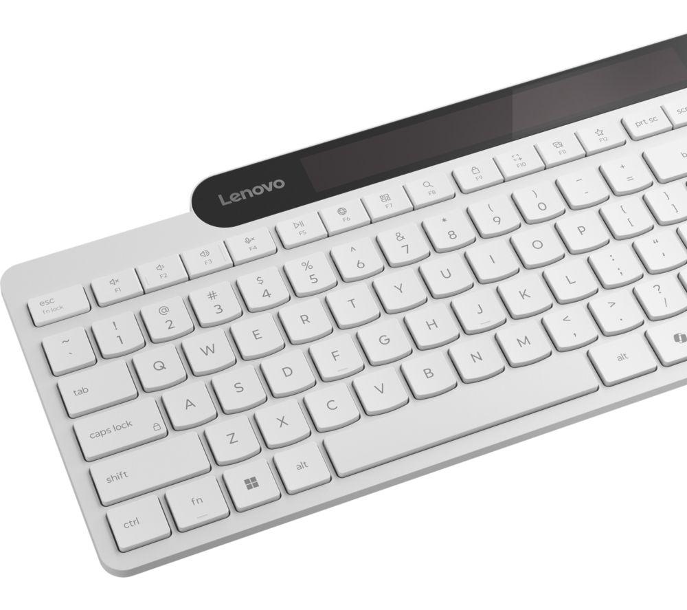 LENOVO 800 Self-Charging Wireless Keyboard - White