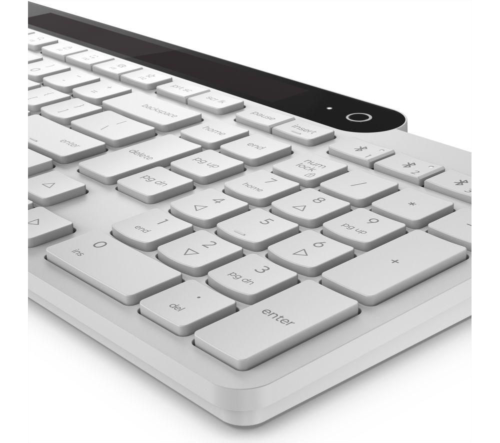 LENOVO 800 Self-Charging Wireless Keyboard - White