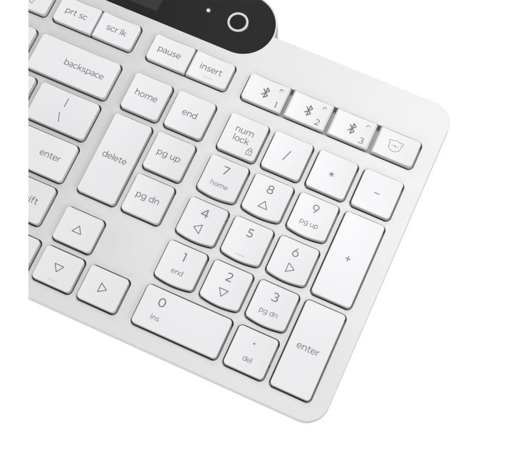 LENOVO 800 Self-Charging Wireless Keyboard - White