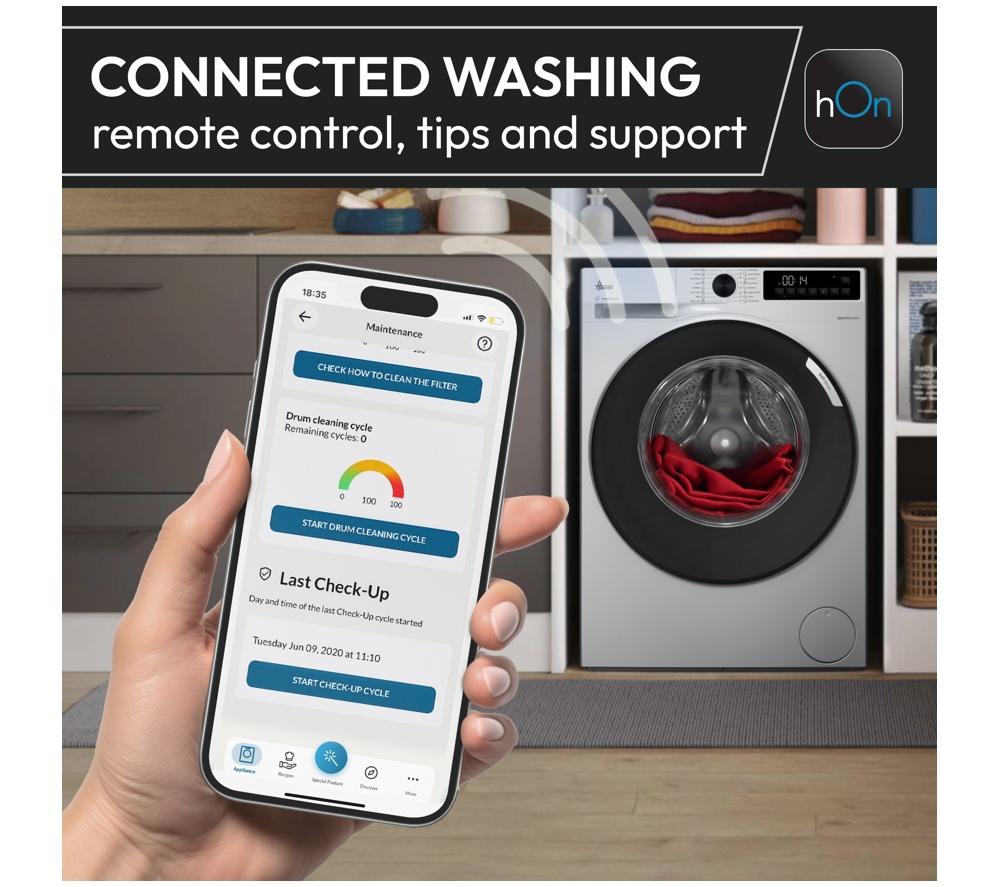 HOOVER Pro Wash Series 5 HBR 610BCL8G-80 WiFi-enabled 10 kg 1600 Spin Washing Machine - Graphite