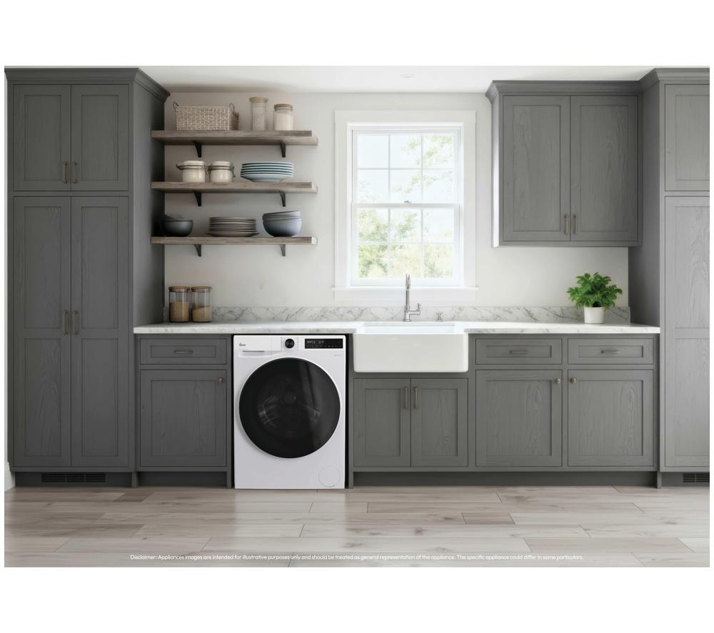 Lavadora HOOVER Pro Wash Series 5 HBR 610BCLG-80 con WiFi, 10 kg, 1600 rpm - Blanco