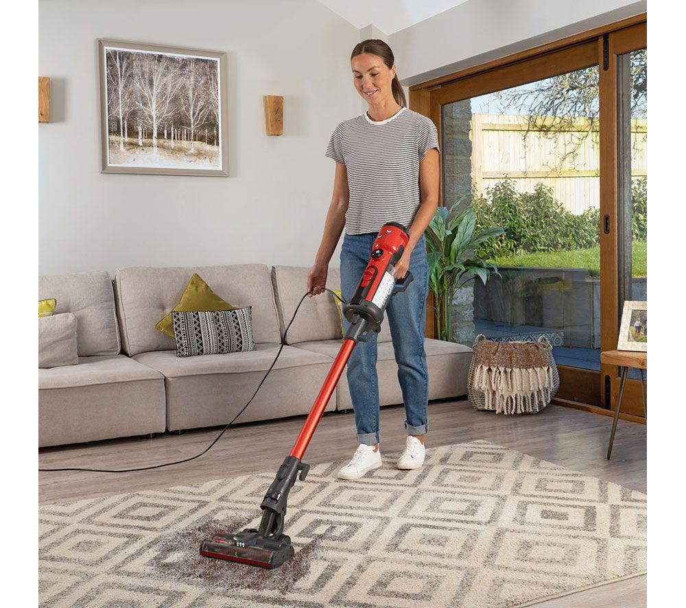 NUMATIC Henry Quick Stielstaubsauger mit Kabel – Rot