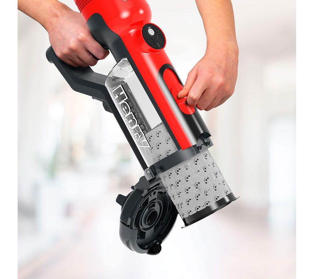 NUMATIC Henry Quick Stielstaubsauger mit Kabel – Rot