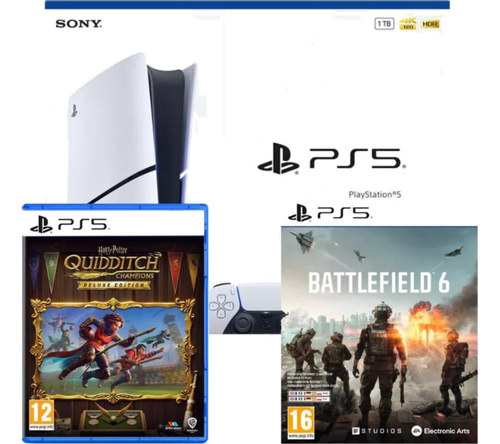 SONY PlayStation 5, Battlefield 6 & Harry Potter: Quidditch Champions Deluxe Edition Bundle