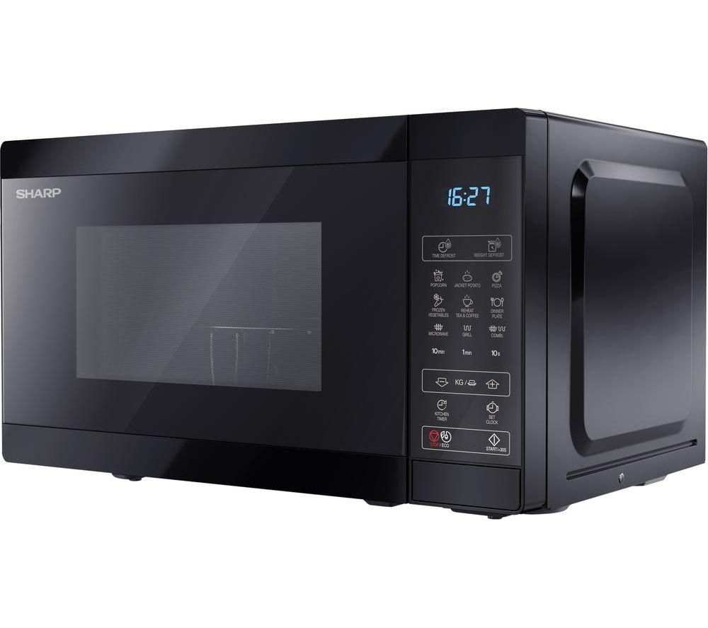 SHARP YC-MG02U-B Microwave with Grill - Black