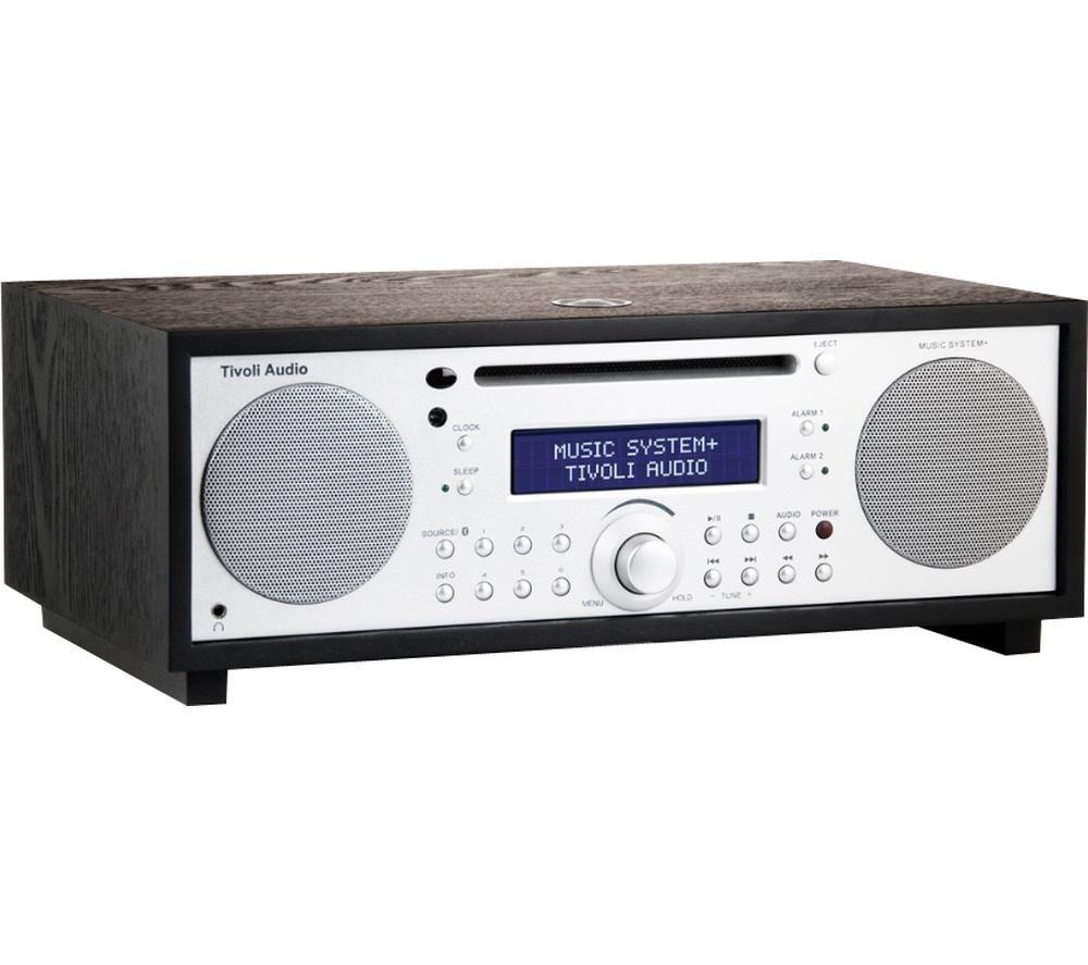 Sistema Hi-Fi tradicional todo en uno TIVOLI Music System+ Bluetooth - Fresno negro y plata