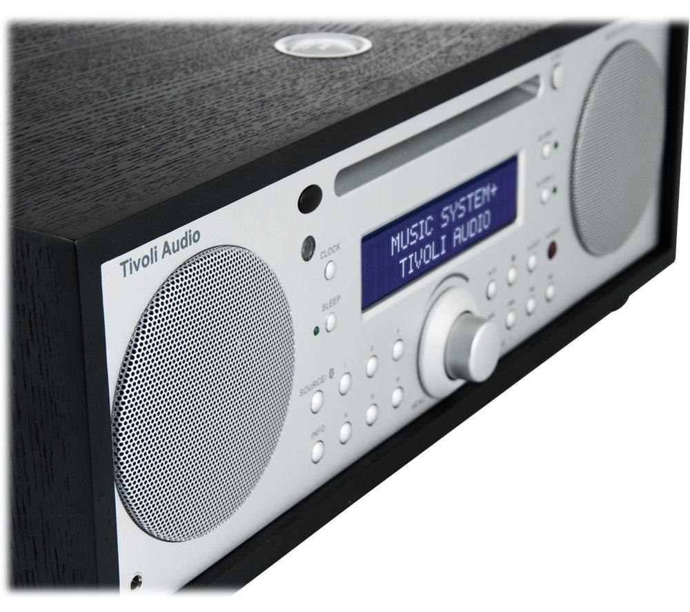 Sistema Hi-Fi tradicional todo en uno TIVOLI Music System+ Bluetooth - Fresno negro y plata