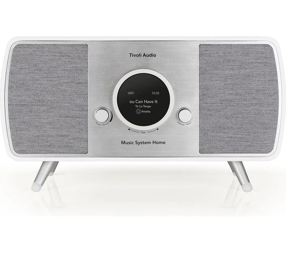 TIVOLI Music System Home Gen 2 Wireless Multi-room Traditional Hi-Fi System - White & Grey