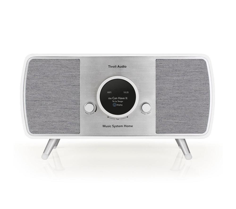 TIVOLI Music System Home Gen 2 Wireless Multi-room Traditional Hi-Fi System - White & Grey