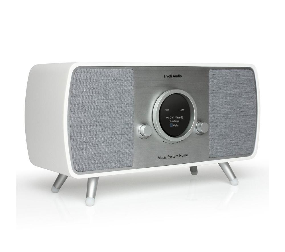 TIVOLI Music System Home Gen 2 Wireless Multi-room Traditional Hi-Fi System - White & Grey