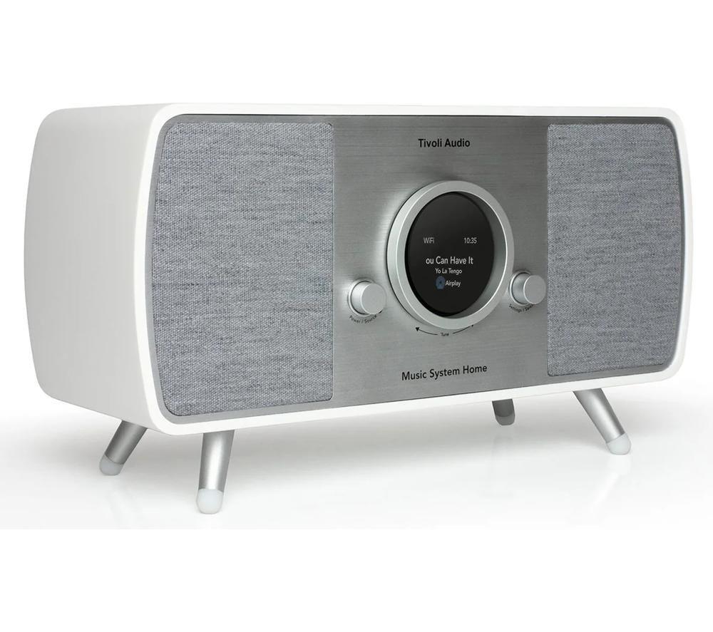 TIVOLI Music System Home Gen 2 Wireless Multi-room Traditional Hi-Fi System - White & Grey
