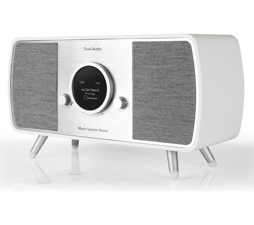 TIVOLI Music System Home Gen 2 Wireless Multi-room Traditional Hi-Fi System - White & Grey