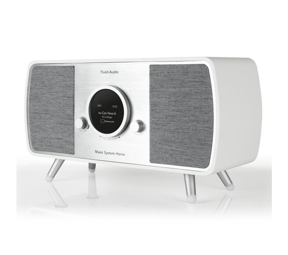 TIVOLI Music System Home Gen 2 Wireless Multi-room Traditional Hi-Fi System - White & Grey