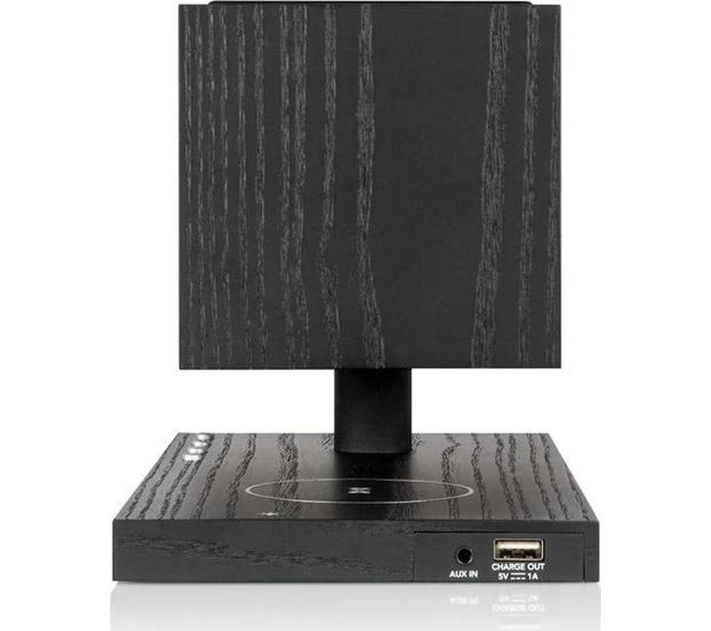 Altavoz Bluetooth Tivoli Revive con base de carga inalámbrica y lámpara LED - Negro