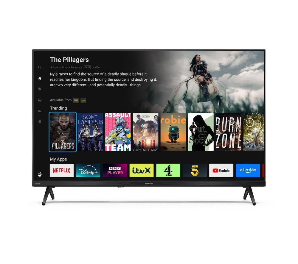 Televisor QLED SHARP 1T-C32HE3245KB de 32" Smart HD Ready HDR