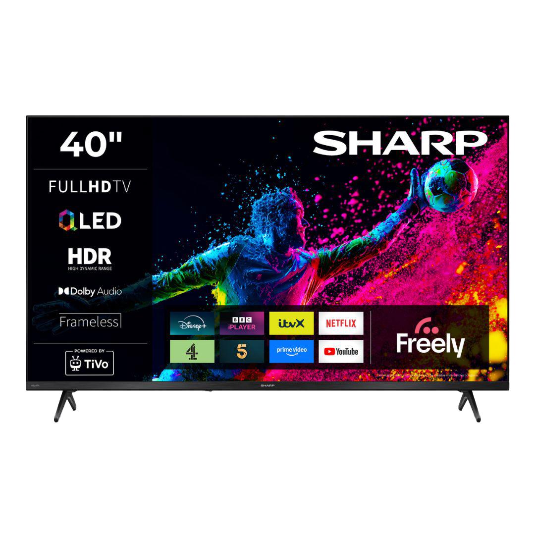 SHARP 2T-C40HE3245KB 40" Smart Full HD HDR QLED TV