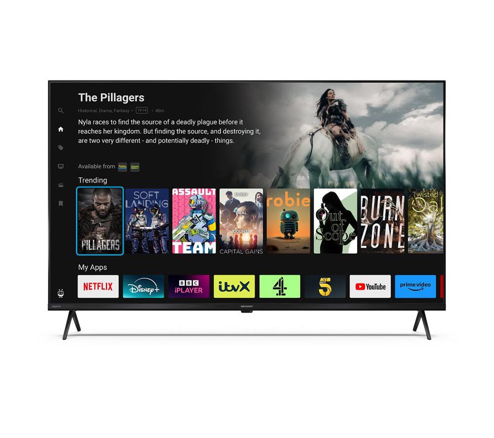 SHARP 4T-C43HM5245KB 40" Smart 4K Ultra HD HDR QLED TV