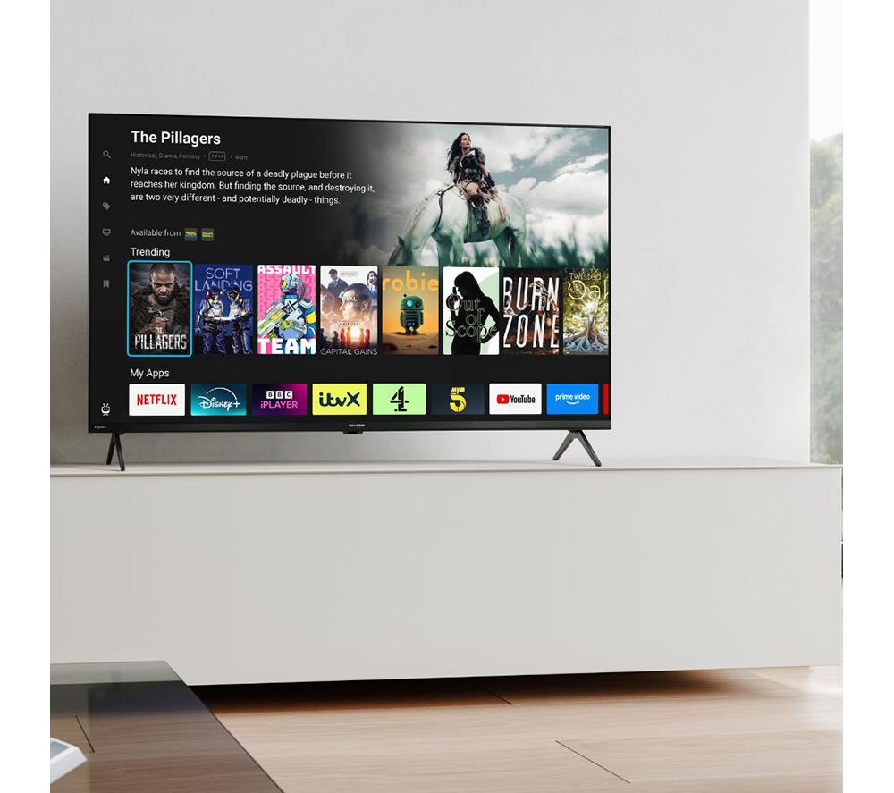 SHARP 4T-C43HM5245KB 40" Smart 4K Ultra HD HDR QLED TV