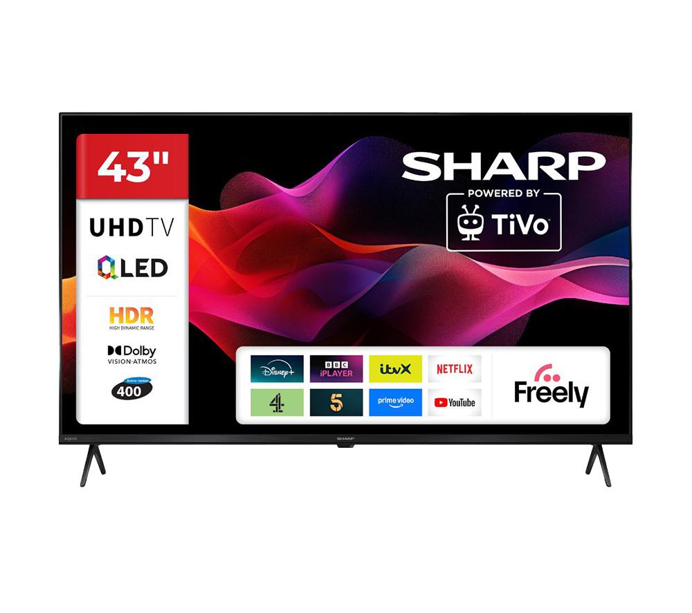 SHARP 4T-C43HM5245KB 40" Smart 4K Ultra HD HDR QLED TV