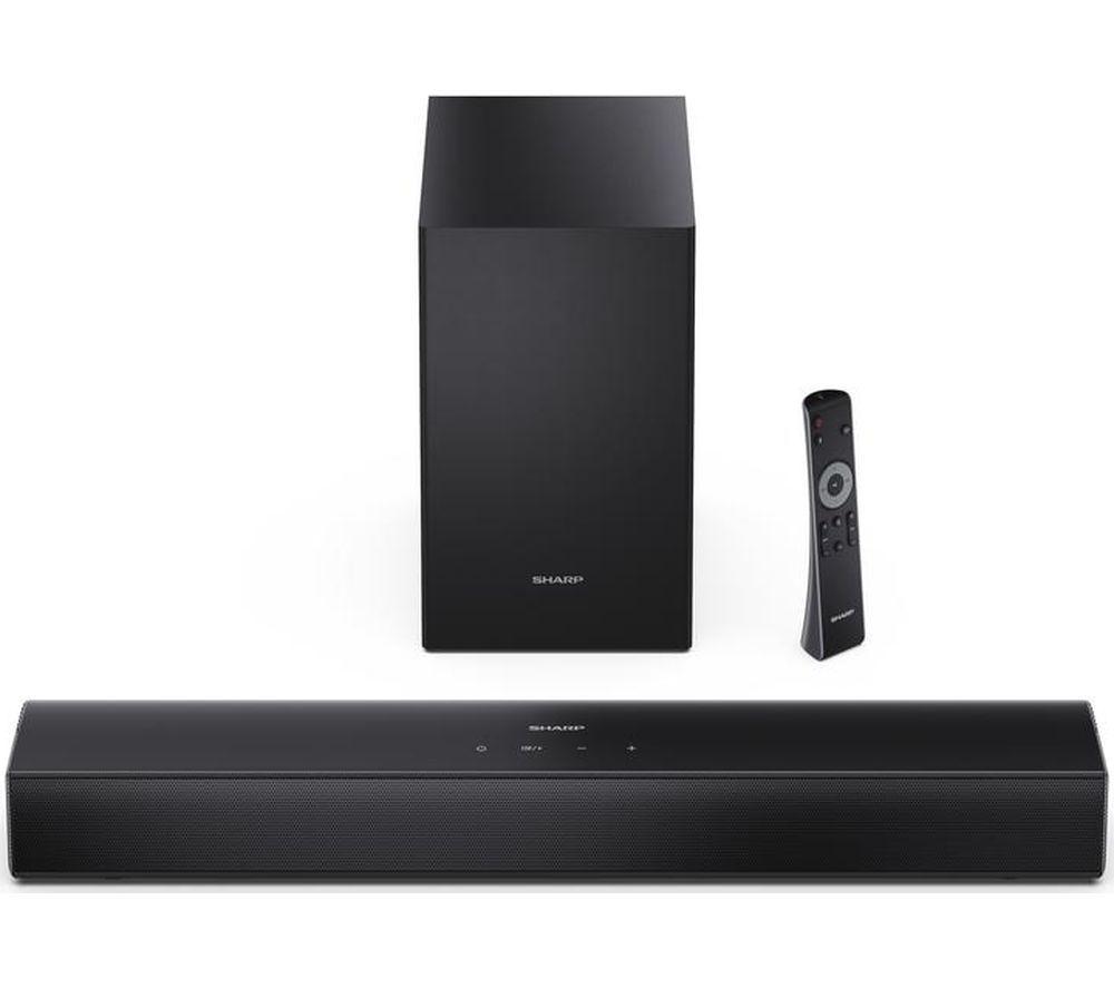 SHARP HT-SBW121K 2.1 Wireless Compact Sound Bar