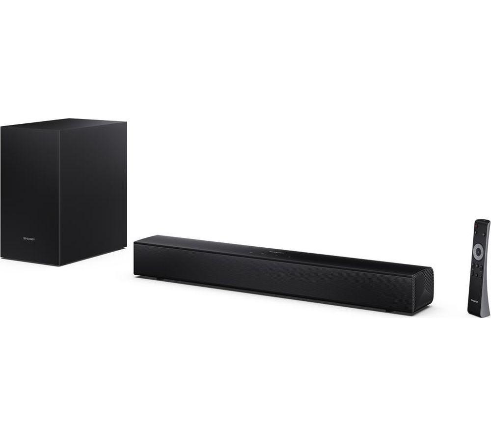 SHARP HT-SBW121K 2.1 Wireless Compact Sound Bar