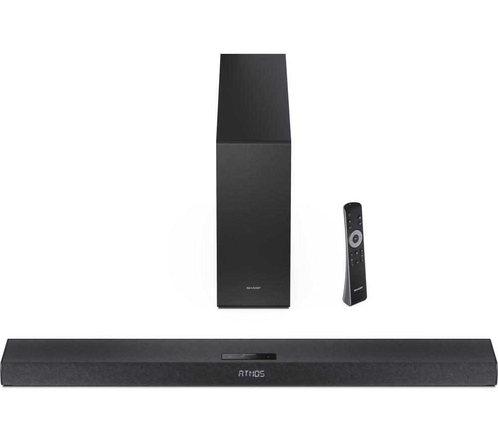SHARP HT-SBW320 2.1 Sound Bar with Dolby Atmos & DTS Virtual:X