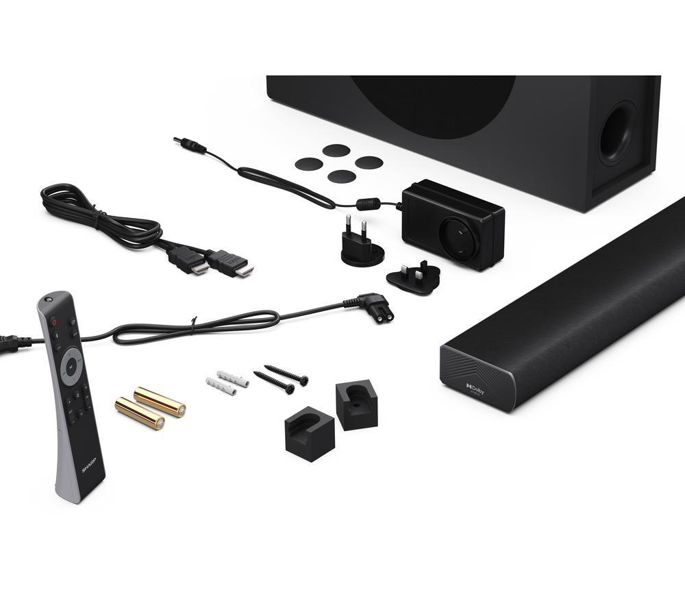 SHARP HT-SBW320 2.1 Sound Bar with Dolby Atmos & DTS Virtual:X